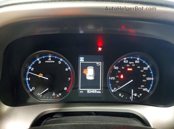 JTMZFREV8JJ726909 2018 TOYOTA RAV4 Blue ხელსაწყოთა პანელის ხედი