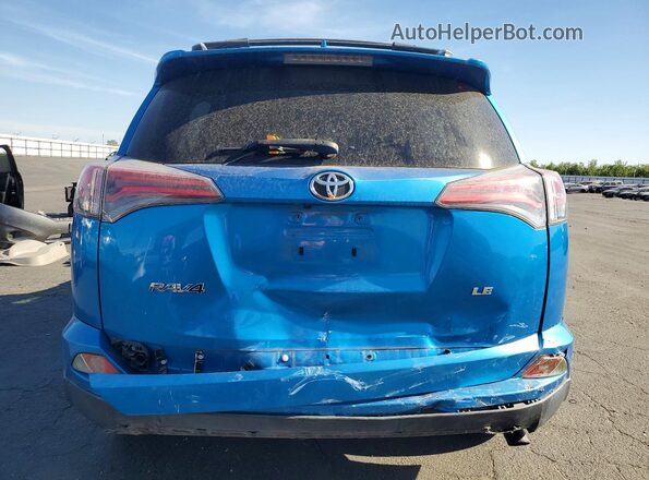JTMZFREVXGD091327 2016 TOYOTA RAV4 Blue უკანა ხედი
