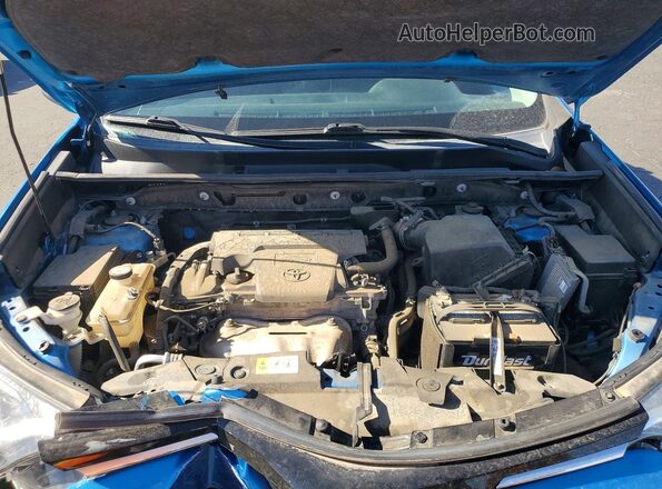 JTMZFREVXGD091327 2016 TOYOTA RAV4 Blue ძრავის განყოფილების ხედი