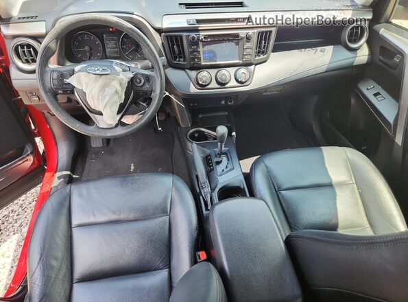JTMZFREVXHJ138102 2017 TOYOTA RAV4 Red Vista del salpicadero