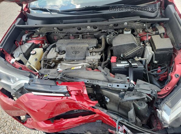 JTMZFREVXHJ138102 2017 TOYOTA RAV4 Red Vista interior trasera