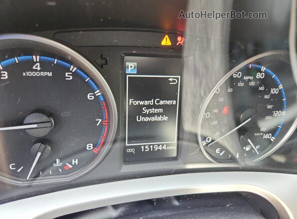 JTMZFREVXHJ138102 2017 TOYOTA RAV4 Red Vista del cuadro de instrumentos