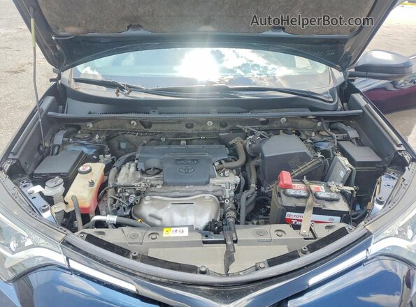 JTMZFREVXHJ718627 2017 TOYOTA RAV4 Blue Widok komory silnika