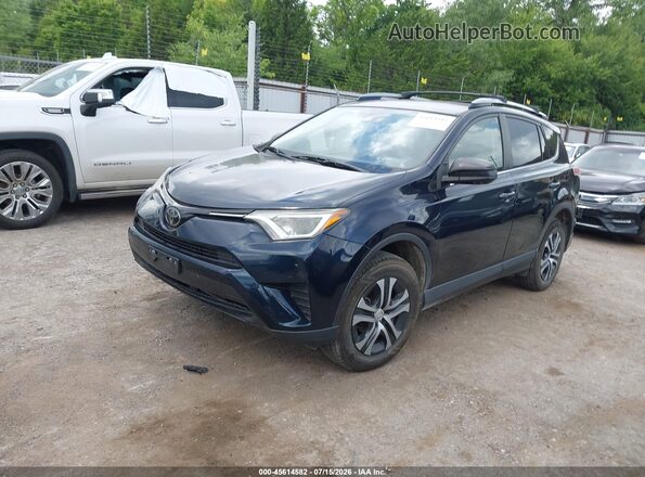 JTMZFREVXJJ734445 2018 TOYOTA RAV4 Blue Առջևի ձախ երեք քառորդ տեսարան
