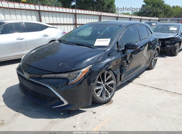 JTNA4RBEXL3084445 2020 TOYOTA COROLLA Black Առջևի ձախ երեք քառորդ տեսարան
