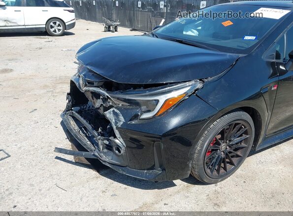 JTNABAAE1PA007151 2023 TOYOTA GR COROLLA Black წინა ხედი