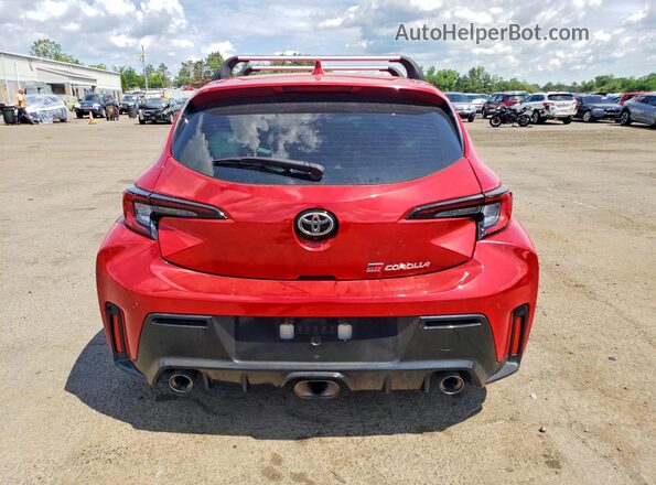 JTNABAAE2RA012751 2024 TOYOTA GR Red უკანა ხედი