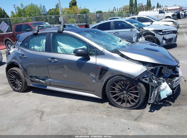 JTNABAAE2SA019267 2025 TOYOTA GR COROLLA Gray Widok zestawu wskaźników