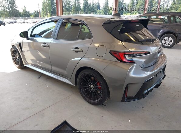 JTNABAAE4PA006396 2023 TOYOTA GR COROLLA Gray Задня ліва чверть