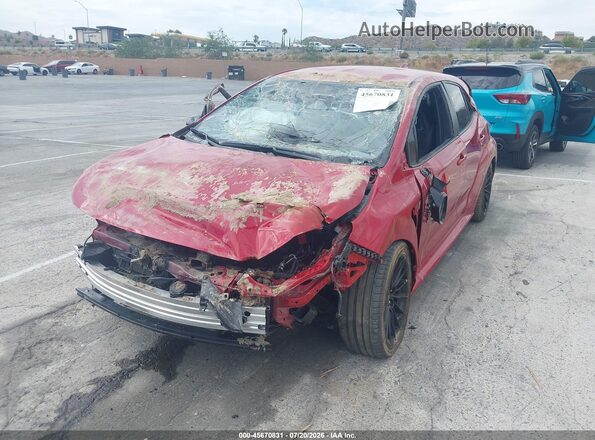 JTNABAAEXSA019629 2025 TOYOTA GR COROLLA Red Front left