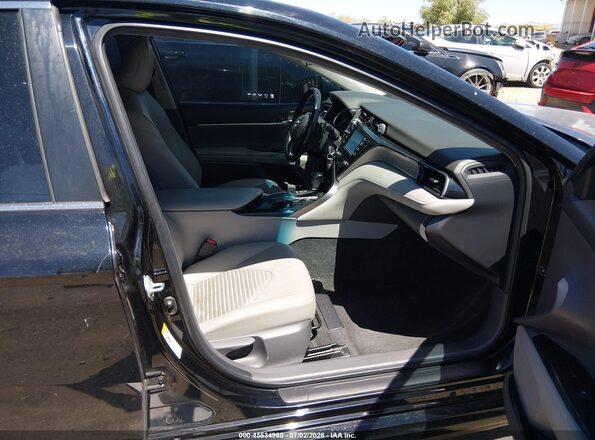 JTNB11HK1K3080665 2019 TOYOTA CAMRY Black წინა სალონის ხედი