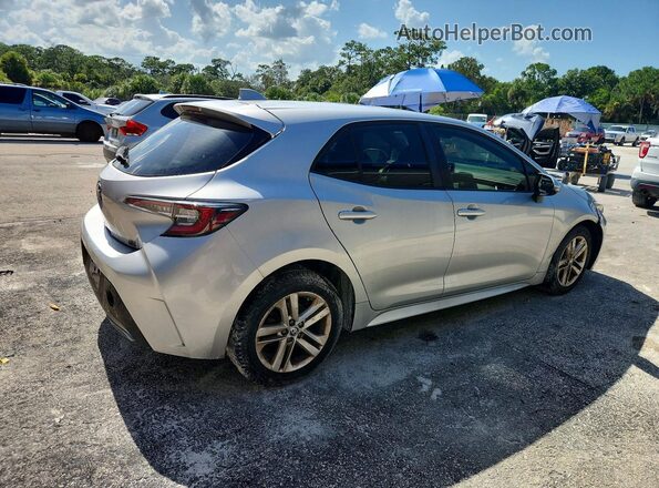 JTNB4MBE0M3105151 2021 TOYOTA COROLLA Silver Tył prawy