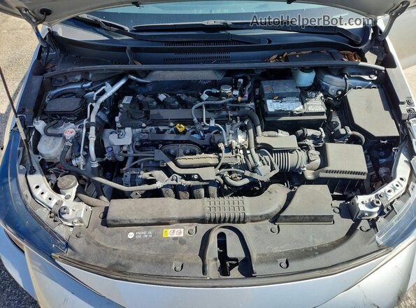 JTNB4MBE0M3105151 2021 TOYOTA COROLLA Silver Widok wnętrza z tyłu
