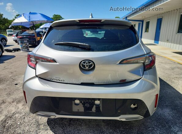 JTNB4MBE0M3105151 2021 TOYOTA COROLLA Silver Widok z tyłu