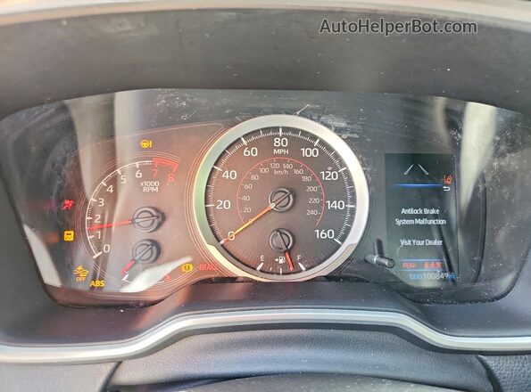 JTNB4MBE0M3105151 2021 TOYOTA COROLLA Silver Widok zestawu wskaźników