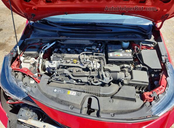 JTNB4MBE7M3126868 2021 TOYOTA COROLLA Красный Вид задней части салона