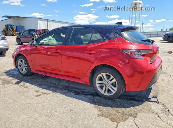 JTNB4MBEXM3117338 2021 TOYOTA COROLLA Burgundy Задня ліва чверть