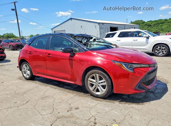 JTNB4MBEXM3117338 2021 TOYOTA COROLLA Burgundy Передня права чверть