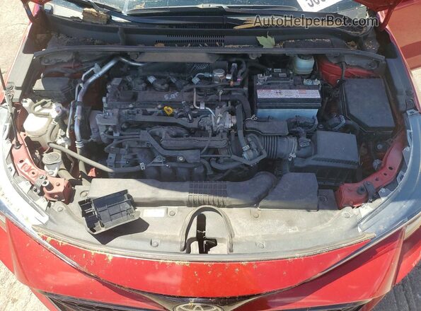 JTNB4MBEXM3117338 2021 TOYOTA COROLLA Burgundy Вид задньої частини салону
