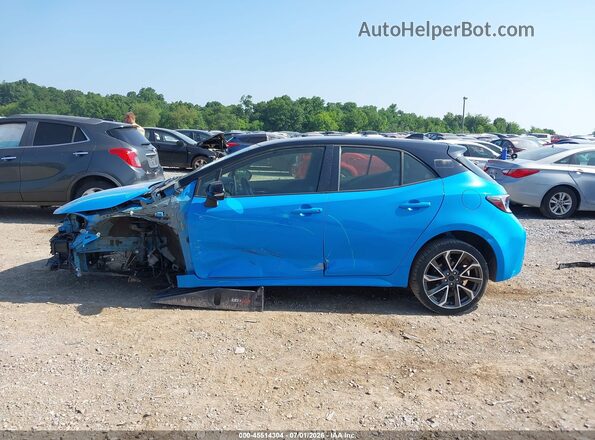 JTNC4MBE3N3158609 2022 TOYOTA COROLLA Blue Սալոնի 360 աստիճան տեսք