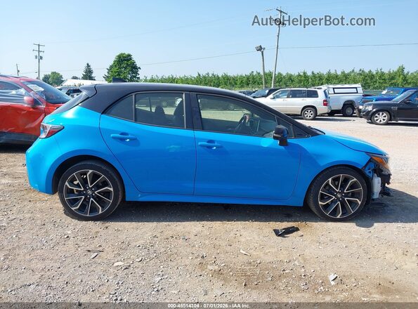 JTNC4MBE3N3158609 2022 TOYOTA COROLLA Blue Սալոնի հետևի տեսք