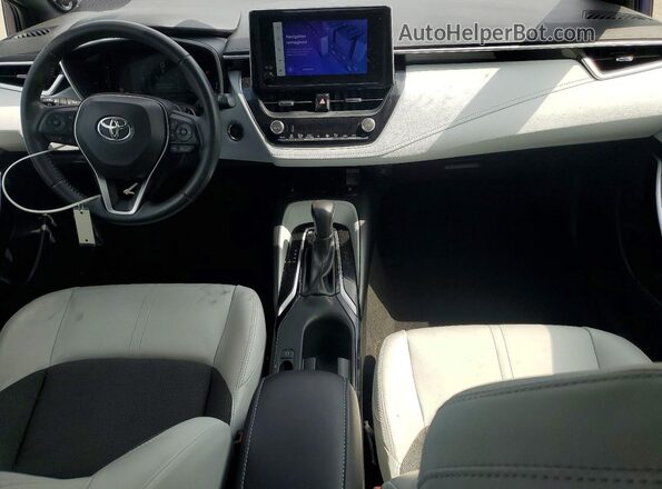 JTNC4MBE6R3230912 2024 TOYOTA COROLLA Blue Vista del salpicadero