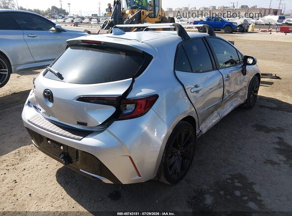 JTNC4MBEXP3196194 2023 TOYOTA COROLLA Серебряный Задняя правая четверть