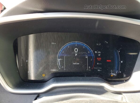 JTNC4MBEXR3221873 2024 TOYOTA COROLLA Red Вид щитка приладів