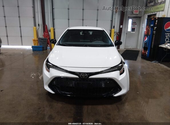 JTND4MBE2N3163708 2022 TOYOTA COROLLA White ხელსაწყოთა პანელის ხედი