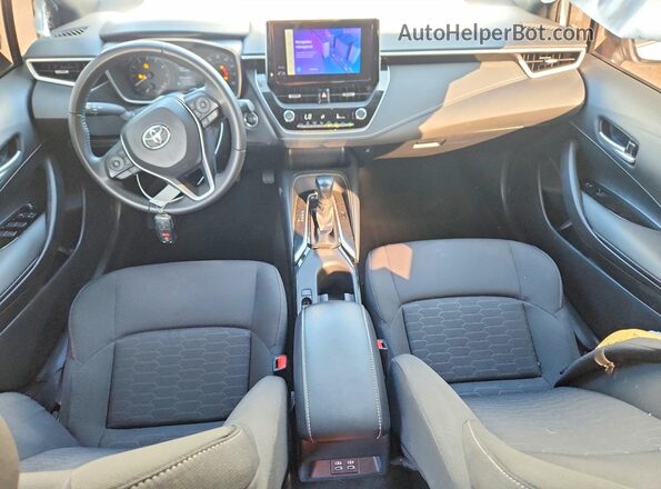 JTND4MBE2P3210092 2023 TOYOTA COROLLA White წინა პანელის ხედი