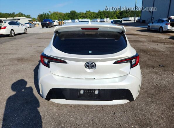 JTND4MBE2P3210092 2023 TOYOTA COROLLA White უკანა ხედი