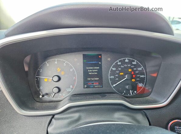 JTND4MBE2P3210092 2023 TOYOTA COROLLA White ხელსაწყოთა პანელის ხედი