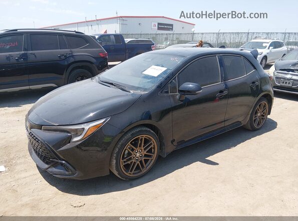 JTND4MBE2S3237284 2025 TOYOTA COROLLA Black Vista tres cuartos delantera izquierda