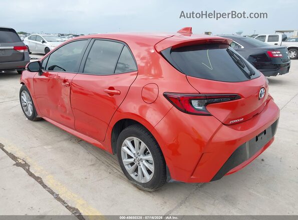 JTND4MBE2S3253453 2025 TOYOTA COROLLA Orange Rear left