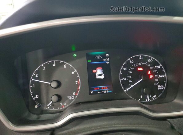 JTND4MBE2T3265278 2026 TOYOTA COROLLA Silver Instrument cluster view