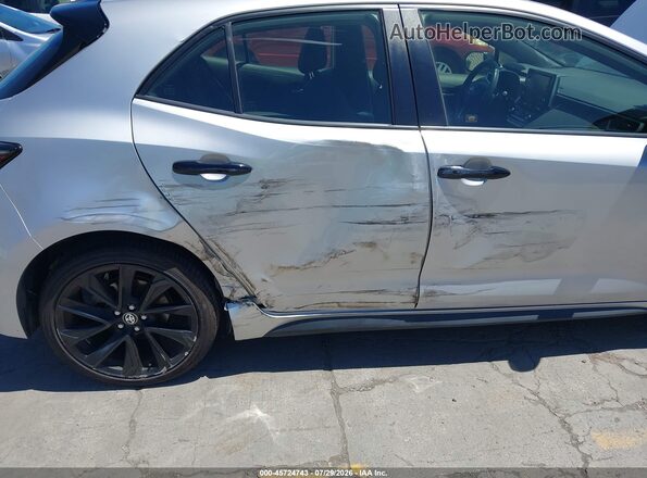 JTND4MBE3M3107226 2021 TOYOTA COROLLA Silver Front view