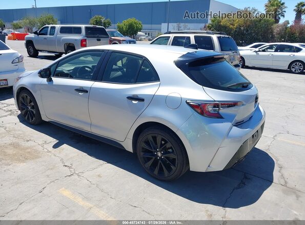 JTND4MBE3M3107226 2021 TOYOTA COROLLA Silver Rear left