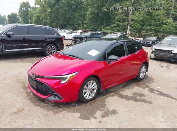 JTND4MBE3P3202339 2023 TOYOTA COROLLA Red Vista tres cuartos delantera izquierda