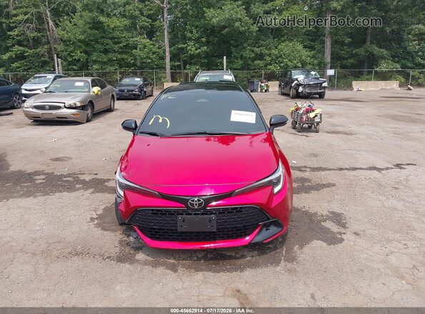 JTND4MBE3P3202339 2023 TOYOTA COROLLA Red Vista del cuadro de instrumentos