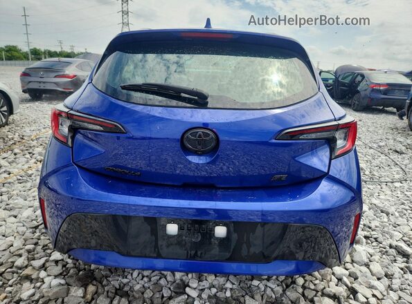 JTND4MBE3P3206620 2023 TOYOTA COROLLA Blue Vista trasera