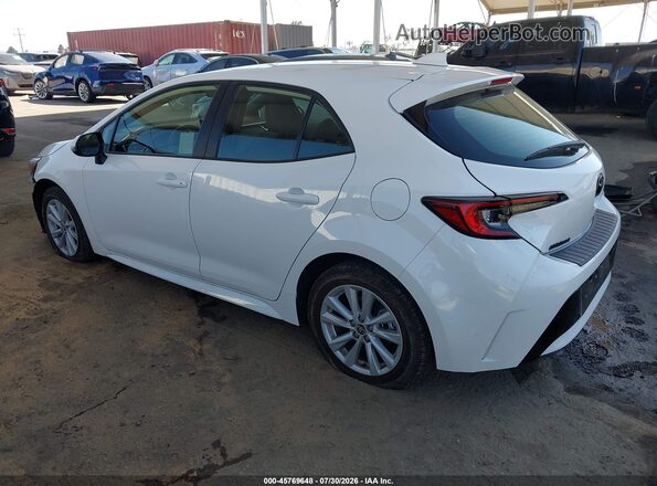 JTND4MBE3P3208156 2023 TOYOTA COROLLA White Trasero izquierdo