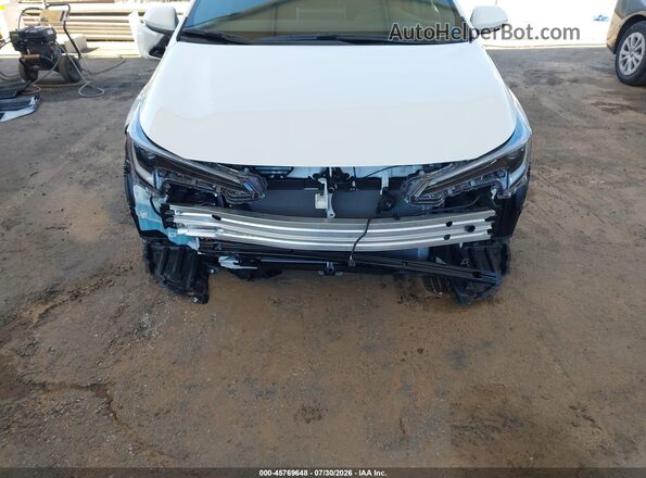 JTND4MBE3P3208156 2023 TOYOTA COROLLA White Vista frontal