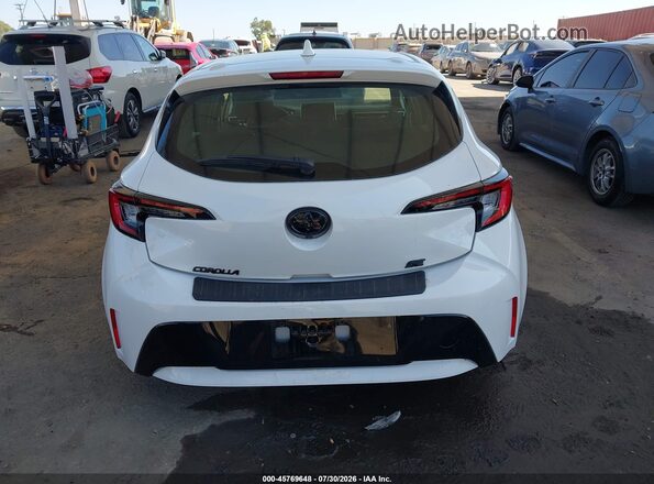 JTND4MBE3P3208156 2023 TOYOTA COROLLA White 