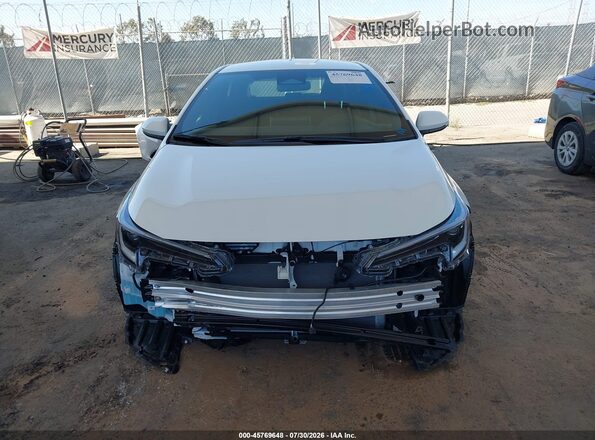 JTND4MBE3P3208156 2023 TOYOTA COROLLA White Vista interior trasera