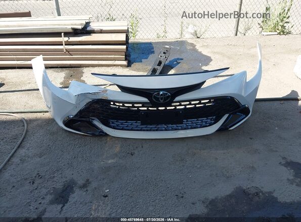 JTND4MBE3P3208156 2023 TOYOTA COROLLA White Vista del cuadro de instrumentos