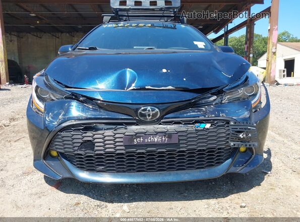 JTND4MBE5M3140339 2021 TOYOTA COROLLA Dark Blue Вид щитка приборов