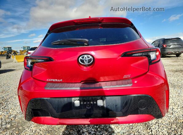 JTND4MBE5S3246173 2025 TOYOTA COROLLA Red უკანა ხედი