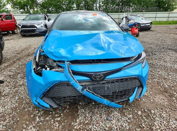 JTND4MBE6M3135733 2021 TOYOTA COROLLA Blue Vista frontal