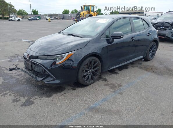JTND4MBE6N3176154 2022 TOYOTA COROLLA Black Առջևի ձախ երեք քառորդ տեսարան