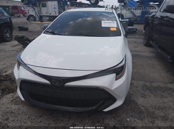 JTND4MBE7M3119508 2021 TOYOTA COROLLA White ხელსაწყოთა პანელის ხედი